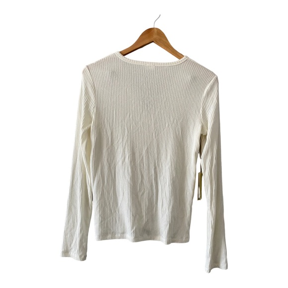 NWT Aritzia Wilfred Free Starsky Longsleeve - Light Birch XS - Picture 3 of 11
